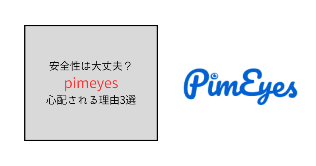 pimeyesの安全性が心配される理由3選！Opt-Outの申請方法も